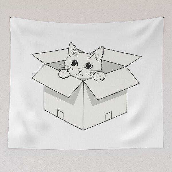 Item preview, Purrfectly Boxed In designed and sold by Amir Faysal.