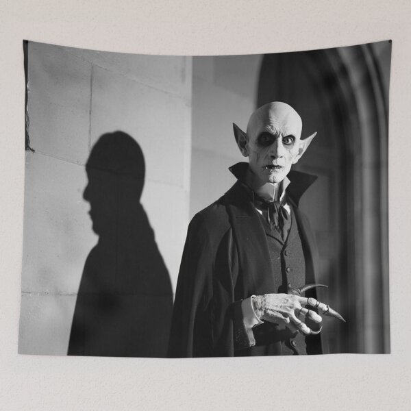 Item preview, Nosferatu the Vampire vintage style halloween Photography spooky designed and sold by Vintage Designs +.