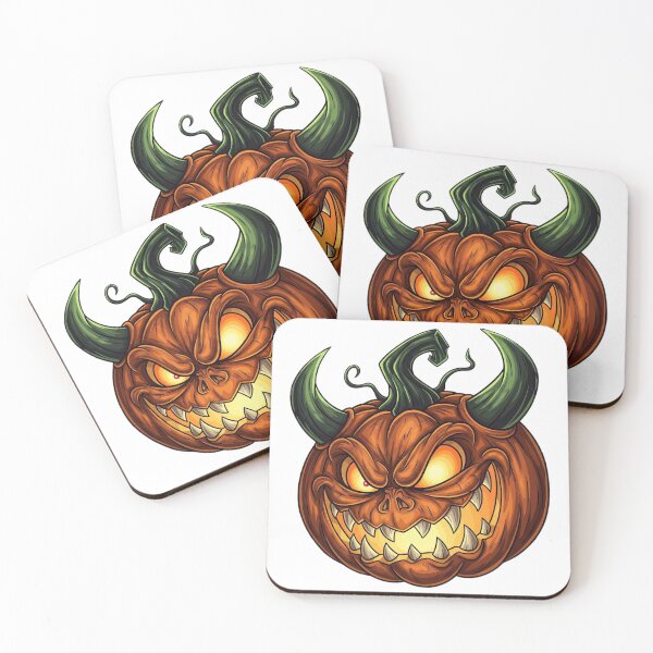 Item preview, Halloween Evil Pumpkin Head | Sinister and Striking Jack-o’-Lantern Horror Graphic designed and sold by Tw1nsAIArt.