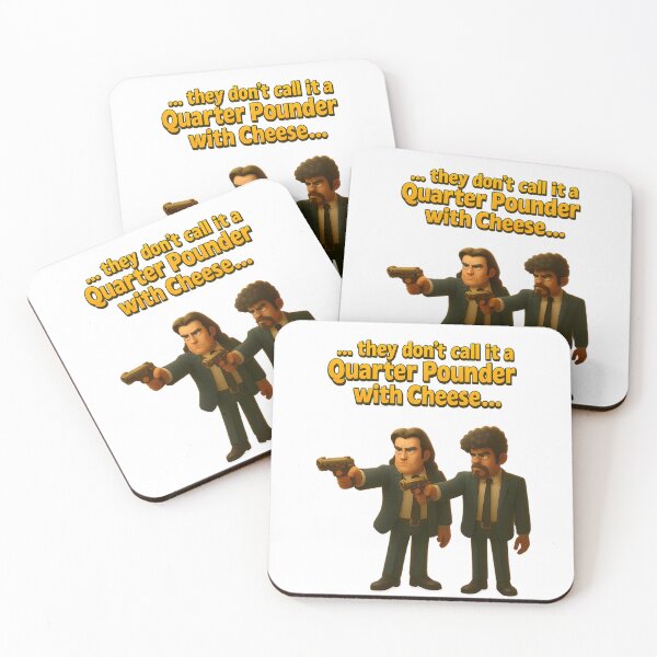 Item preview, Pulp Fiction Inspired – “Quarter Pounder with Cheese” designed and sold by malero-design.