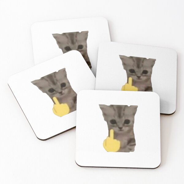 Item preview, Mean silly cat designed and sold by TurtlyAwesome.