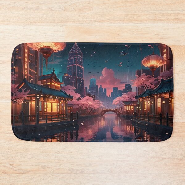 Item preview, Neon Sakura Canal designed and sold by VA Design.