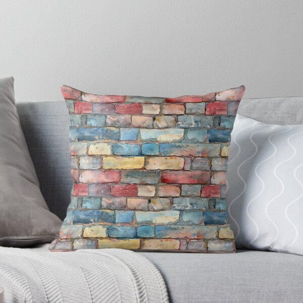 Item preview, Abstract Watercolor Brick Wall designed and sold by NTGUILTY.