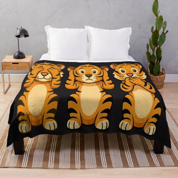 Item preview, Three wise Tigers see/hear/speak no evil designed and sold by JamesDunican.
