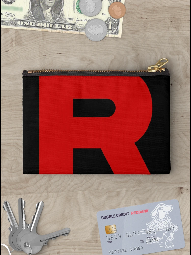 Thumbnail 3 of 4, Zipper Pouch, Team Rocket R designed and sold by LayersDesign.