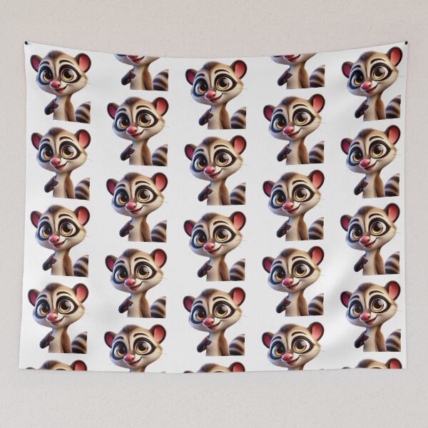 Item preview, Charming African Civet designed and sold by Sillytoe.