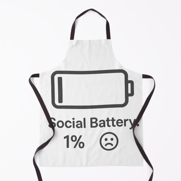 Item preview, Social Battery at 1% designed and sold by SkyyWorks.