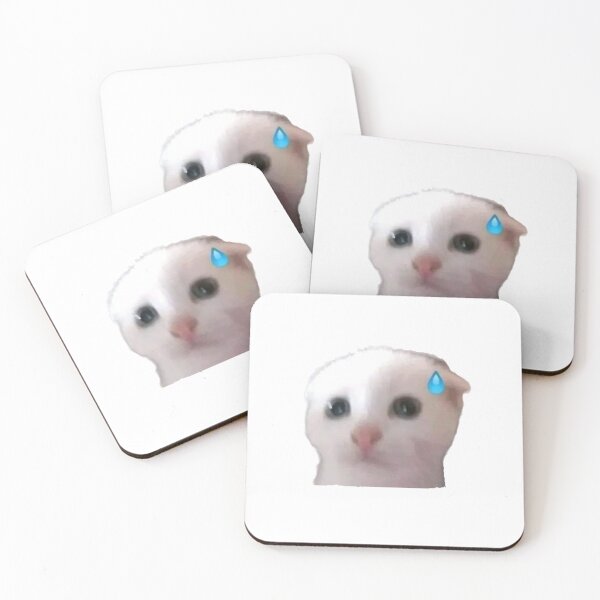 Item preview, Worried silly cat designed and sold by TurtlyAwesome.