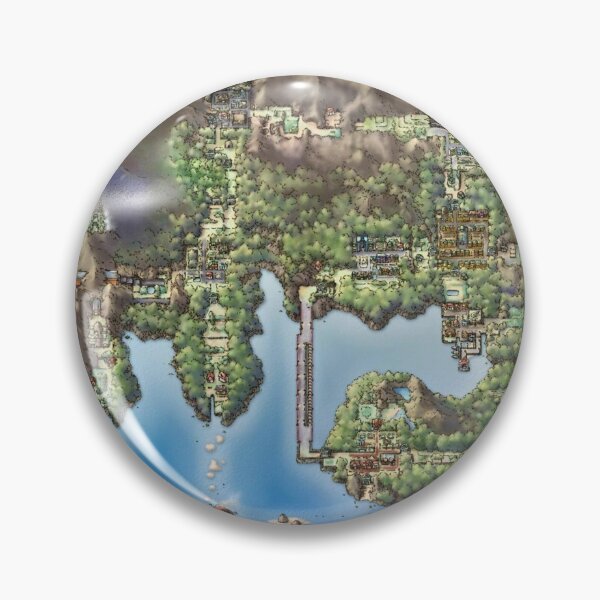 Item preview, Pokemon Kanto map designed and sold by LayersDesign.