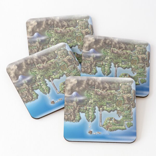 Item preview, Pokemon Kanto map designed and sold by LayersDesign.