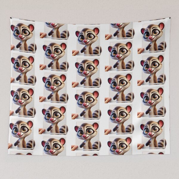 Item preview, Adorable African Civet designed and sold by Sillytoe.