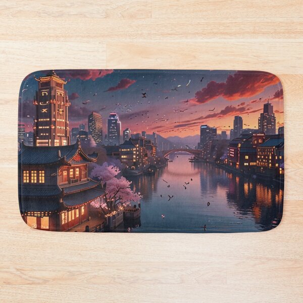 Item preview, Neon Sakura Canal ₪ designed and sold by VA Design.