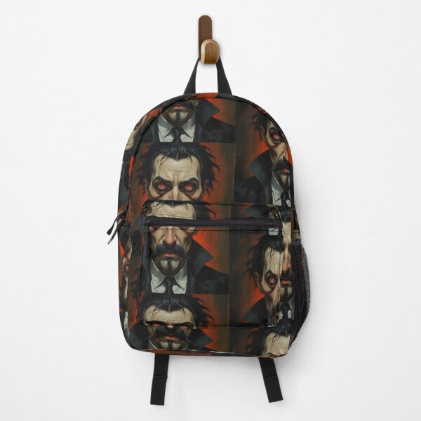 Item preview, Creepy stylized Haunted House portrait of a old man with a mustache designed and sold by Vintage Designs +.