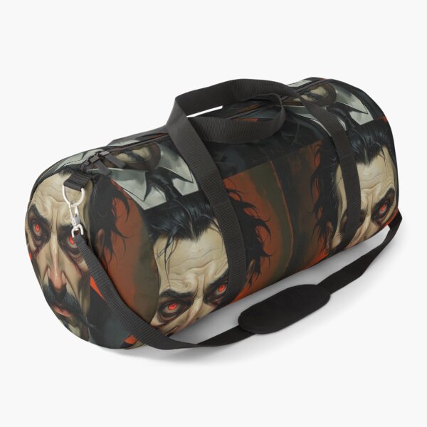 Item preview, Creepy stylized Haunted House  portrait of a old man with a mustache designed and sold by Vintage Designs +.