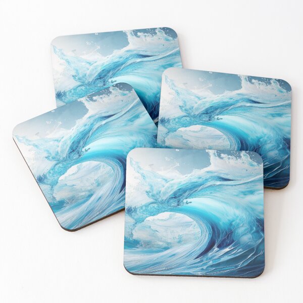 Item preview, Beautiful Ocean Waves Pattern designed and sold by SilentSpirits.