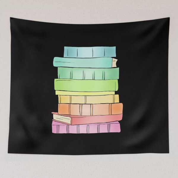 Item preview, Rainbow Book Stack designed and sold by clawinyourback.