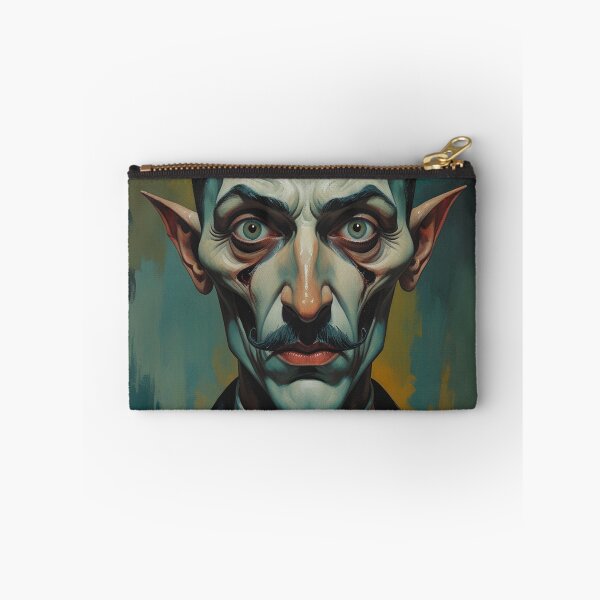 Item preview, Creepy stylized Haunted House  portrait of a old man with a mustache designed and sold by Vintage Designs +.