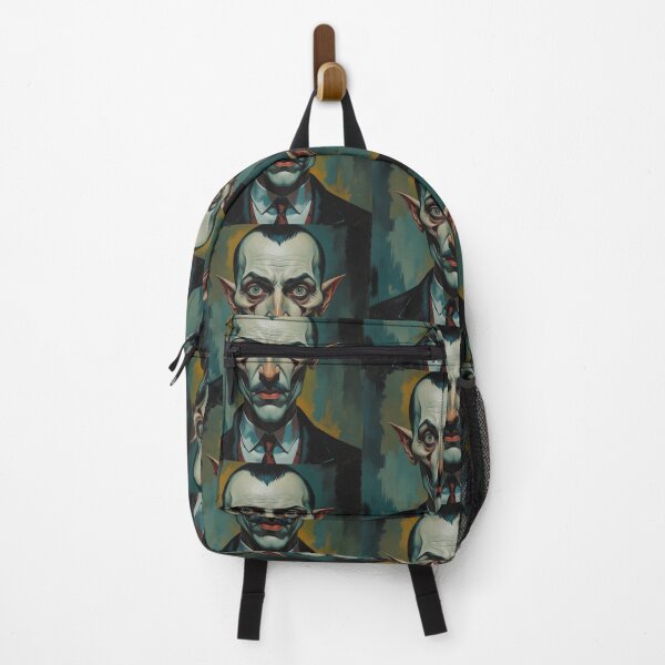 Item preview, Creepy stylized Haunted House portrait of a old man with a mustache designed and sold by Vintage Designs +.