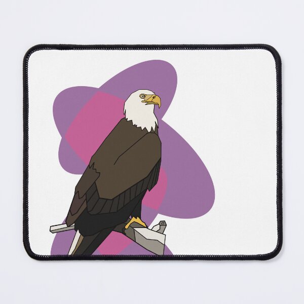 Item preview, Geometric Bald Eagle designed and sold by birdsbyblue.