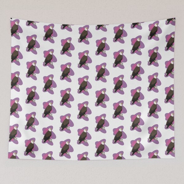 Item preview, Geometric Bald Eagle designed and sold by birdsbyblue.