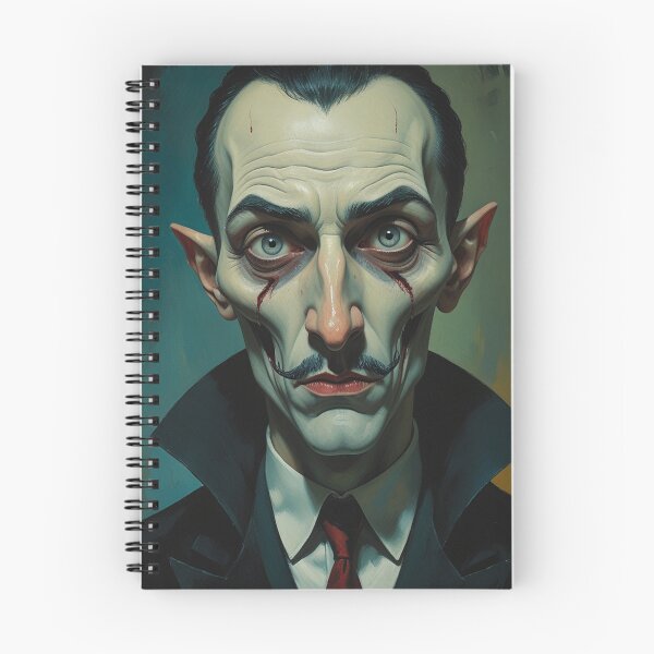 Item preview, Creepy stylized Haunted House  portrait of a old man with a mustache designed and sold by Vintage Designs +.
