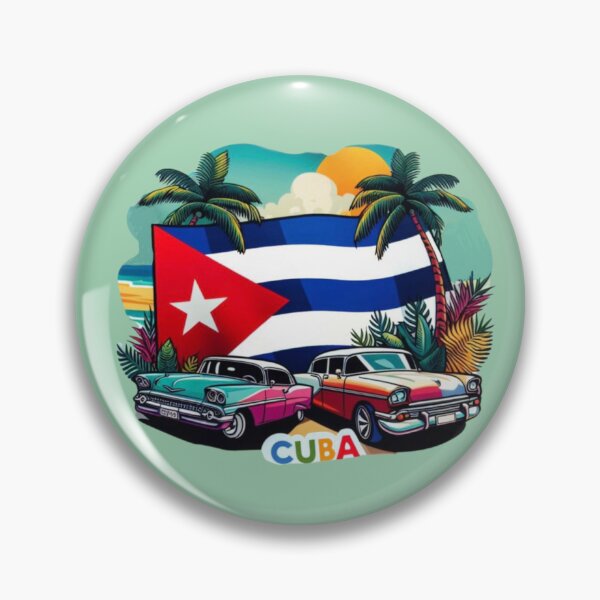 Item preview, Cuba Retro Vibes – Classic Cars & Tropical designed and sold by Myra365Art.