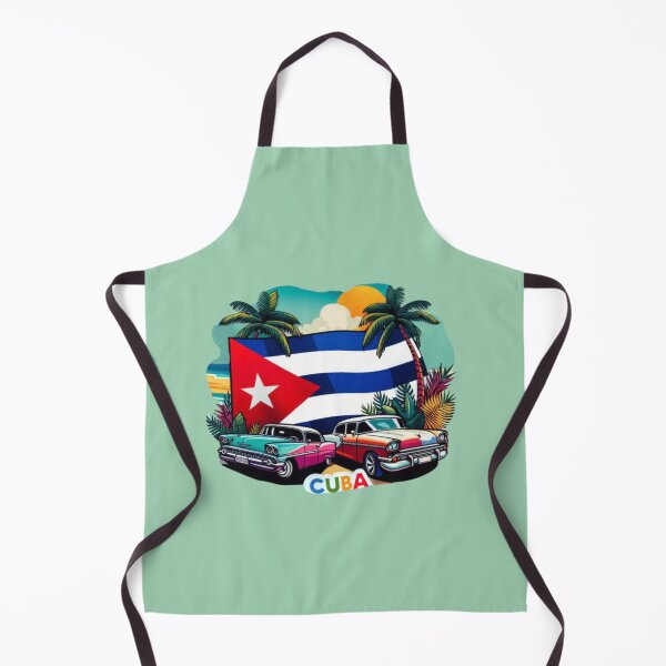 Item preview, Cuba Retro Vibes – Classic Cars & Tropical designed and sold by Myra365Art.