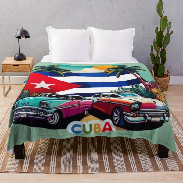 Item preview, Cuba Retro Vibes – Classic Cars & Tropical designed and sold by Myra365Art.