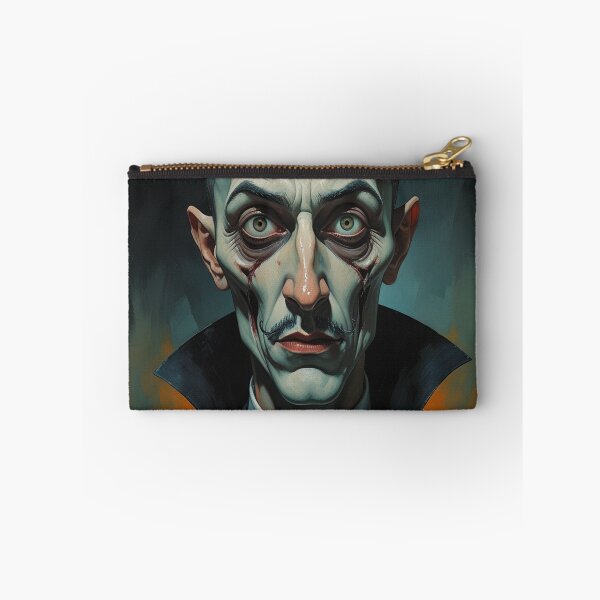 Item preview, Creepy stylized Haunted House  portrait of a old man with a mustache designed and sold by Vintage Designs +.