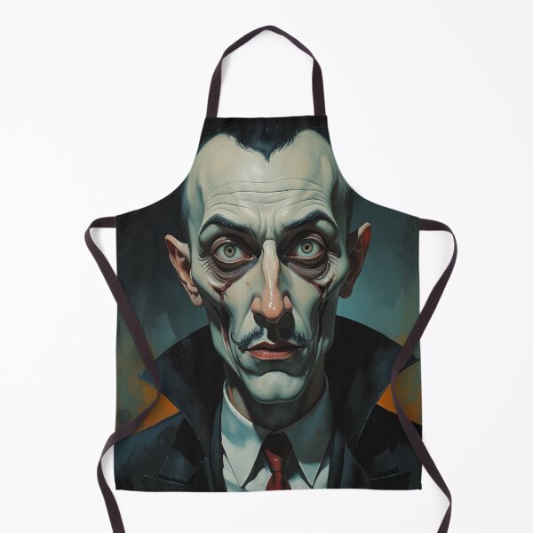 Item preview, Creepy stylized Haunted House portrait of a old man with a mustache designed and sold by Vintage Designs +.