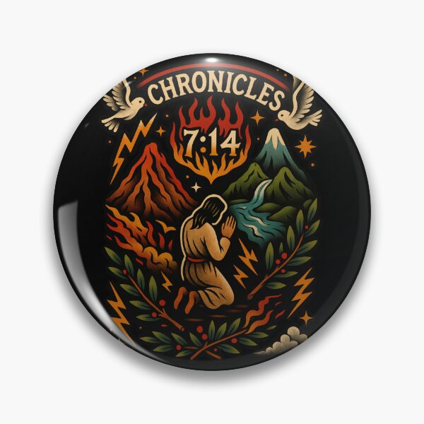 Item preview, 2 Chronicles 7:14 Revival Prayer Tattoo Design designed and sold by FollowTheLeader.