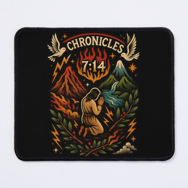 Item preview, 2 Chronicles 7:14 Revival Prayer Tattoo Design designed and sold by FollowTheLeader.