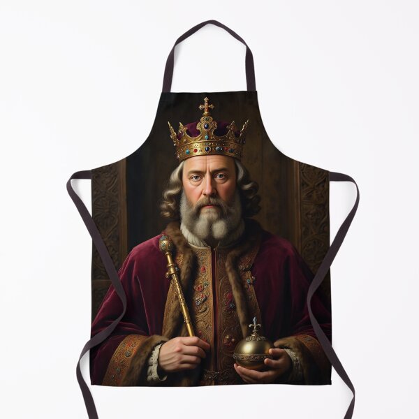 Item preview,  Portrait of King Edward III vintage painting art designed and sold by Vintage Designs +.