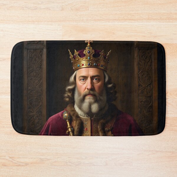 Item preview,  Portrait of King Edward III vintage painting art designed and sold by Vintage Designs +.