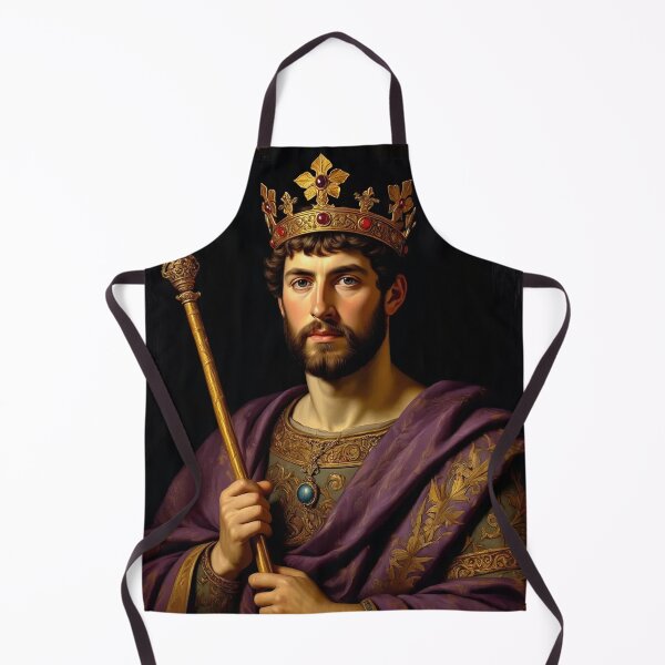 Item preview, Portrait of young King Edward III vintage painting art designed and sold by Vintage Designs +.