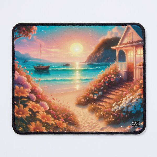 Item preview, Summertime At The Beach With Flowers designed and sold by Mary The Vamp.