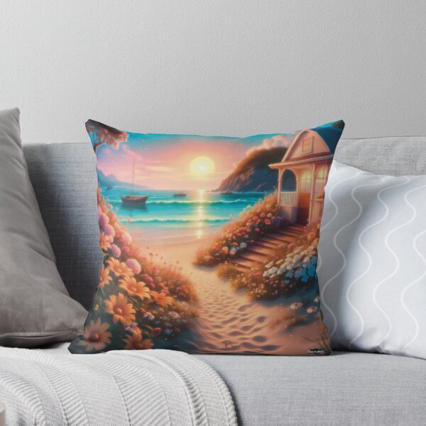 Item preview, Summertime At The Beach With Flowers designed and sold by Mary The Vamp.