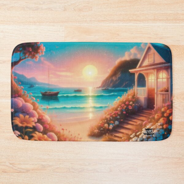 Item preview, Summertime At The Beach With Flowers designed and sold by Mary The Vamp.