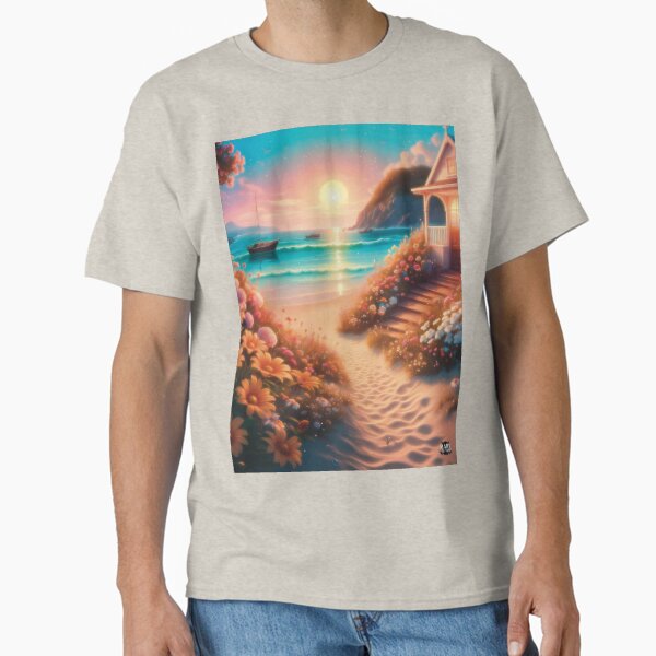 Item preview, Summertime At The Beach With Flowers designed and sold by Mary The Vamp.
