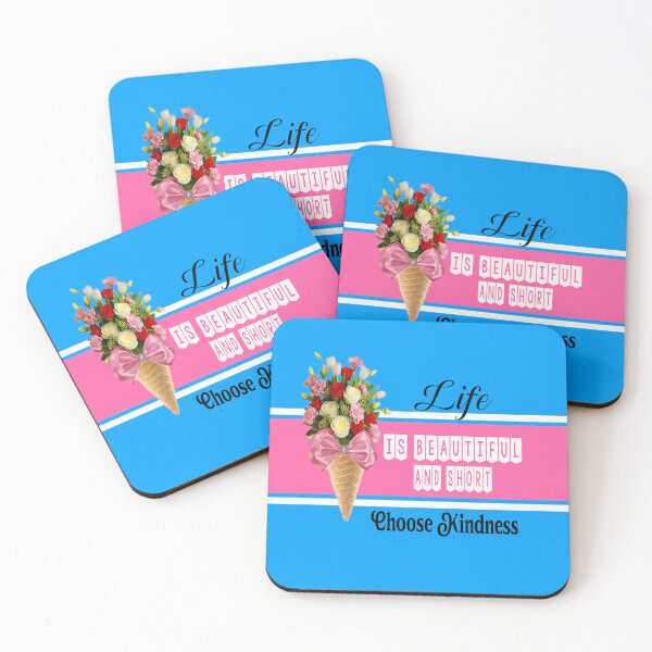 Item preview, Bluer than Blue Collection - Roses in an Ice Cream Cone, Choose Kindness designed and sold by Dailywalker22.