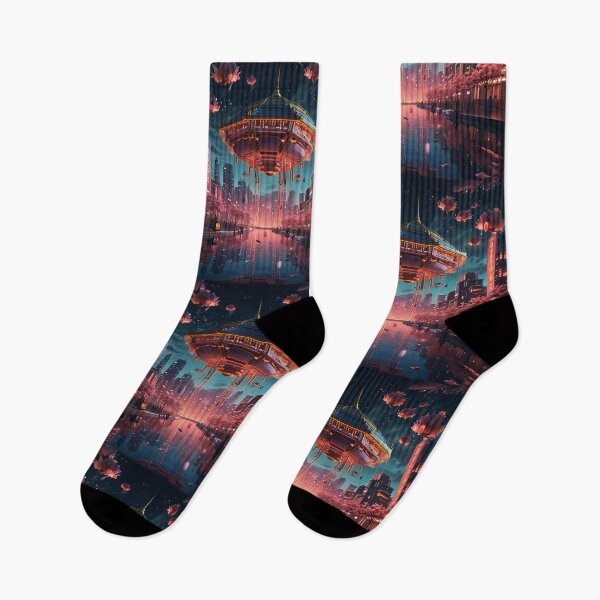 Item preview, Neon Sakura Canal ₪# designed and sold by VA Design.