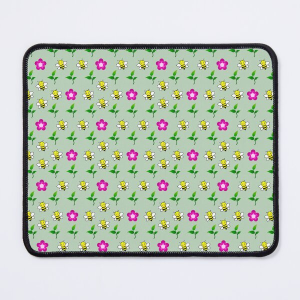 Item preview, Buzzing Bees & Blooming Flowers – Whimsical Print designed and sold by PhayuDesign.