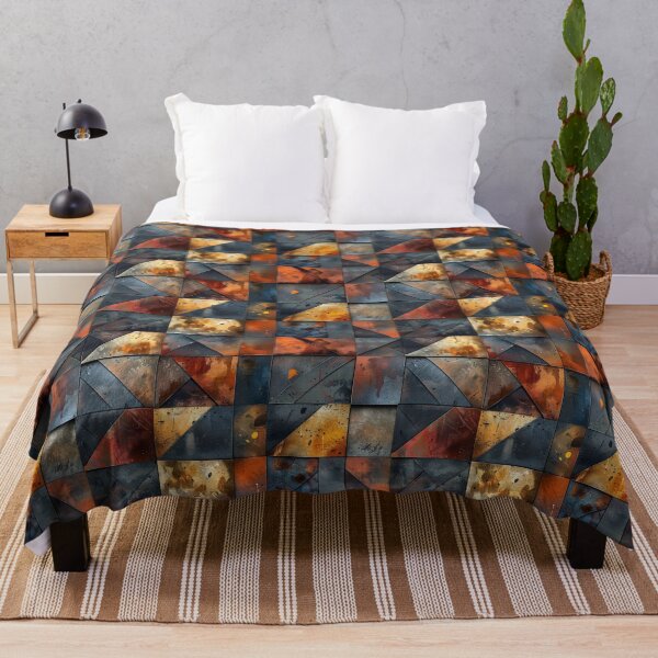 Item preview, Abstract Industrial Grunge Geometric Pattern designed and sold by NTGUILTY.