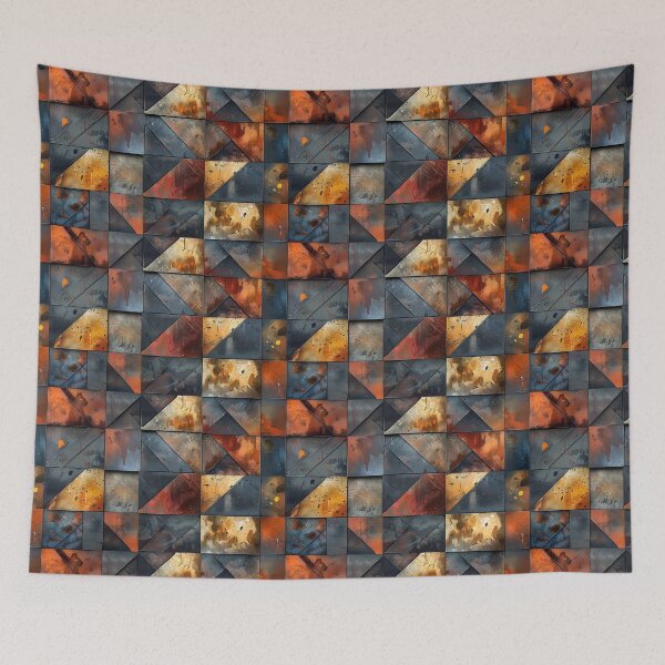 Item preview, Abstract Industrial Grunge Geometric Pattern designed and sold by NTGUILTY.