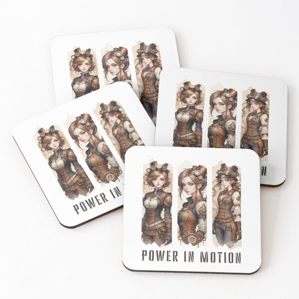 Item preview, Steampunk Girls – Power in Motion  designed and sold by MusesWhispers.
