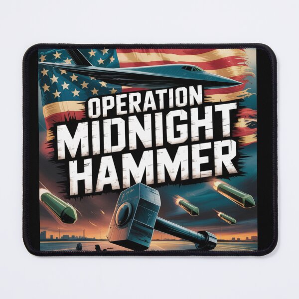 Item preview, "Operation Midnight Hammer": USA Flag & Stealth Bomber Art designed and sold by MIMSCorneR.