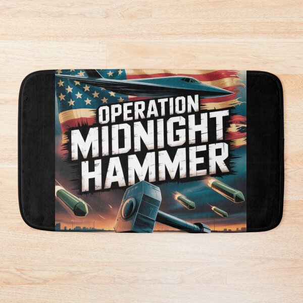 Artikelvorschau, „Operation Midnight Hammer“: USA-Flagge & Stealth-Bomber-Kunst entworfen und verkauft von MIMSCorneR.