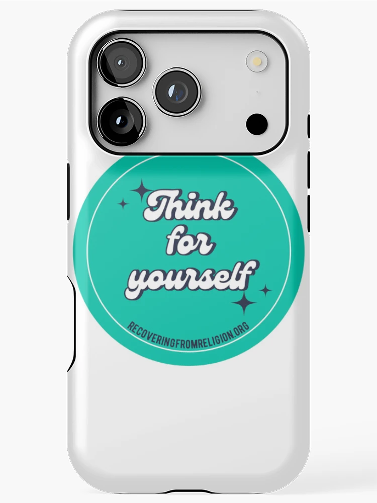 Thumbnail 1 of 4, iPhone Case, Think For Yourself designed and sold by RfR-org.