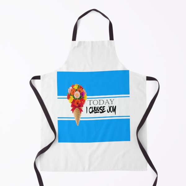 Item preview, Bluer than Blue Collection - Today I Choose Joy with Daisies in an Ice Cream Cone designed and sold by Dailywalker22.