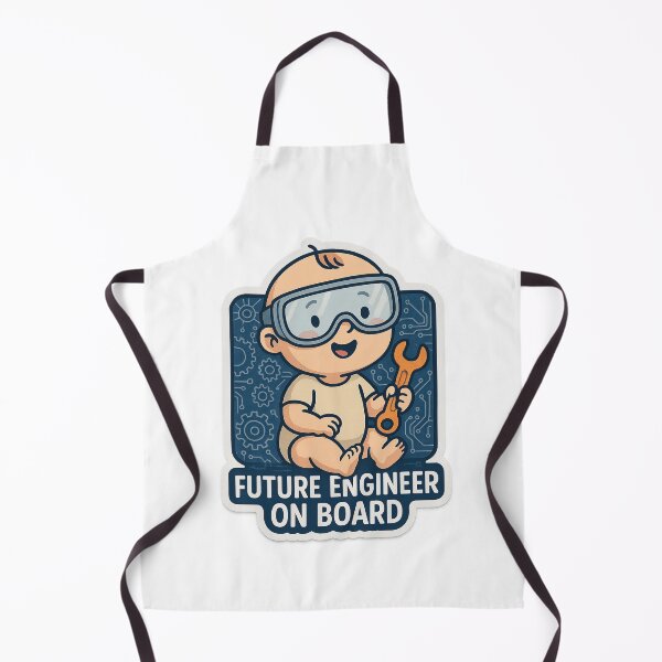 Item preview, Future Engineer On Board Baby Sticker Art designed and sold by Trendy Sticker & Merch Collection - Express Yourself.